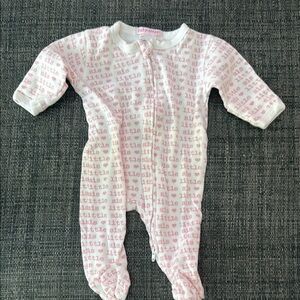 Baby steps little sister new born footie